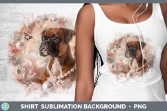 GorgeousFloral Pearl Dog Shirt design.