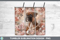 GorgeousFloral Pearl Dog Tumbler design.