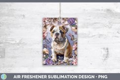 GorgeousFloral Pearl Dog Air Freshener design.