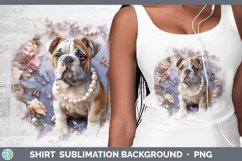 GorgeousFloral Pearl Dog Shirt design.
