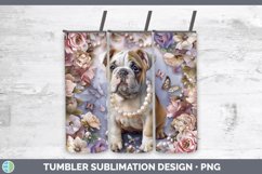 GorgeousFloral Pearl Dog Tumbler design.