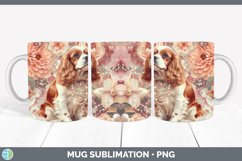 GorgeousFloral Pearl Dog Mug Wrap design.