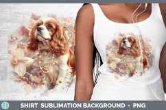 GorgeousFloral Pearl Dog Shirt design.