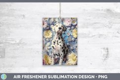 GorgeousFloral Pearl Dog Air Freshener design.