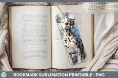 GorgeousFloral Pearl Dog Bookmark design.
