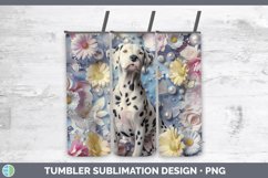 GorgeousFloral Pearl Dog Tumbler design.
