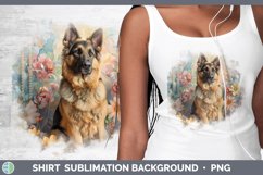 GorgeousFloral Pearl Dog Shirt design.