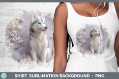 GorgeousFloral Pearl Dog Shirt design.
