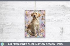 GorgeousFloral Pearl Dog Air Freshener design.