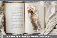 GorgeousFloral Pearl Dog Bookmark design.