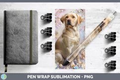 GorgeousFloral Pearl Dog Pen Wrap design.