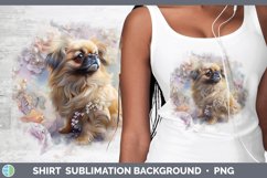 GorgeousFloral Pearl Dog Shirt design.