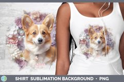 GorgeousFloral Pearl Dog Shirt design.