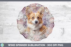 GorgeousFloral Pearl Dog Wind Spinner design.