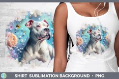 GorgeousFloral Pearl Dog Shirt design.