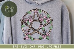 Pentacle svg, witch svg, wicca png, witch svg, pentagram png Product Image 5