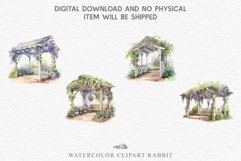 watercolor Garden, Floral Pergola, flowers clipart, sublimation nursery, wedding invitation Floral Pergola Flowers Garden Clipart PNG Scrapbooking Art Watercolor Transparent wedding invitation shirt designs sublimation printable bloom architecture