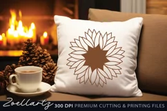 Floral T-shirt SVG Flower Illustration for Mug Pillow Tote Product Image 2