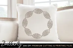 Floral Illustration SVG PNG EPS DXF Floral Pillow Design Product Image 3