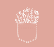 Floral Pocket, Pocket Svg, Wildflowers Svg, Flower SVG. Product Image 3