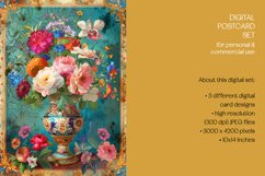 Flowers Of The Dutch Masters Postcard &amp; Art - 3 JPEG Files Product Image 4