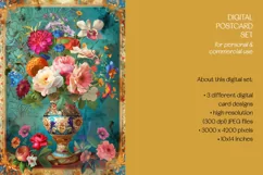 Flowers Of The Dutch Masters Postcard & Art - 3 JPEG Files Product Image 4