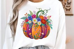 Floral Pumpkin Png Product Image 2