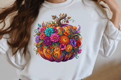 Floral Pumpkin Png Product Image 3
