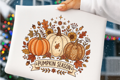 Floral Pumpkin PNG Product Image 4