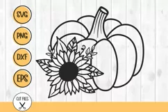 pumpkin svg, sunflower svg, fall svg, autumn svg, halloween svg, thanksgiving svg