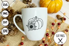 pumpkin svg, sunflower svg, fall svg, autumn svg, halloween svg, thanksgiving svg
