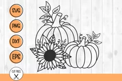 pumpkin svg, fall svg, autumn svg, thanksgiving svg, halloween svg, sunflower svg