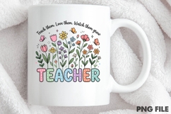 Floral School Sublimation Design Product Image 4