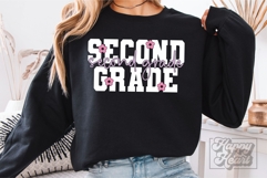 Second Grade Teacher SVG PNG Back To School Hello 2nd Grade Product Image 1