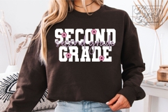 Second Grade Teacher SVG PNG Back To School Hello 2nd Grade Product Image 6