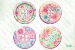 Floral Sewing Sublimation Clipart Product Image 1