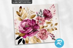 Seamless Tumbler,20 oz Skinny Tumbler,Floral Flowers,Watercolor Florals,Cottage Core,Gold Blush,Sublimation Designs,Mom Mama,Pink Blue Ombre,Seamless PNG,Tumbler Downloads,Mothers Day,Flowers Clip Art,tumbler sublimation,sublimation designs,designs downlo