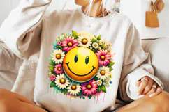 Smiley Face Png, Sublimation Design, Retro Png, Vintage PNG Product Image 3