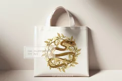 Snake Floral illustration | PNG Sublimation design Product Image 2