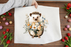 Floral Spring Animals Clipart Product Image 3