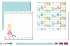cute pastel scrapbook paper collection