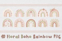 Floral Spring Boho Rainbow Product Image 1