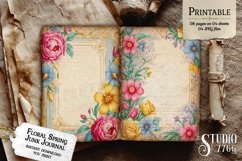 Floral Spring Junk Journal Pages Product Image 2