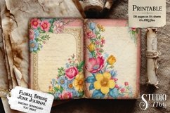 Floral Spring Junk Journal Pages Product Image 3