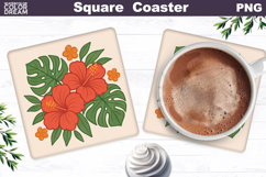 Summer Floral Square Coaster | Spring Flowers Bundle Product Image 24