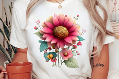 Floral Summer Clipart Design Product Image 2