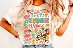 Summer Vibes PNG, Preppy Summer, Beach PNG, Hello Summer PNG Product Image 2