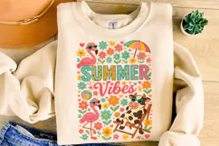 Summer Vibes PNG, Preppy Summer, Beach PNG, Hello Summer PNG Product Image 4