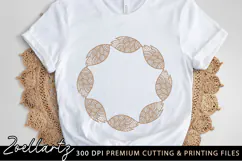 Floral Illustration SVG PNG EPS DXF Floral Pillow Design Product Image 4
