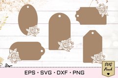 Floral tags SVG Product Image 1